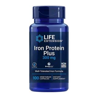 Life Extension Gyorsan Felszívódó Vas kapszula - Iron Protein Plus (100 Veg Kapszula)