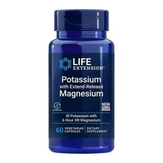 Life Extension Kálium kapszula Elnyújtott Felszabadulású Magnéziummal - Potassium with Extend-Release Magnesium (60 Veg Kapszula)