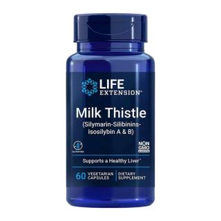 Life Extension Máriatövis (Milk Thistle - Silymarin Silibinins Isosilybin A  B) (60 Veg Kapszula)