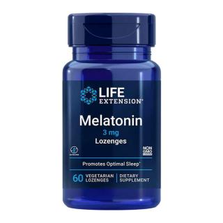 Life Extension Melatonin 3 mg (60 Szopogató Tabletta)