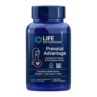 Life Extension Szülés Előtti Komplex Multivitamin kapszula - Prenatal Advantage (120 Lágykapszula)