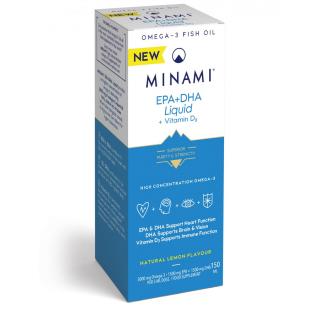 Minami Nutrition EPA+DHA Liquid +VitaminD3 (Felnőtteknek) 150 ml