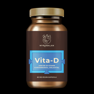 Myrobalan Vita-D 4000 NE D3 vitamin K1+K2 vitaminokkal és shilajittal