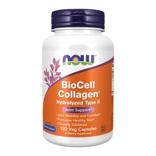 Now BioCell Collagen Hydrolyzed Type II - 120 Veg Capsules