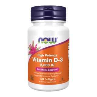 Now D-3 Vitamin 2000 IU - 120 Softgels