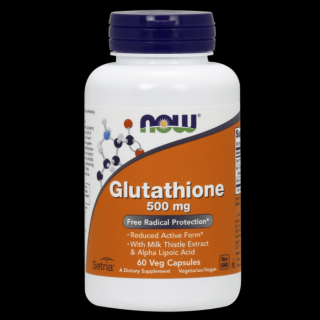 Now Glutathione 500 mg - 60 Veg Capsules
