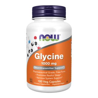 Now Glycine 1000 mg - 100 Veg Capsules