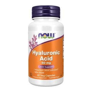 Now Hyaluronic Acid with MSM - 60 Veg Capsules