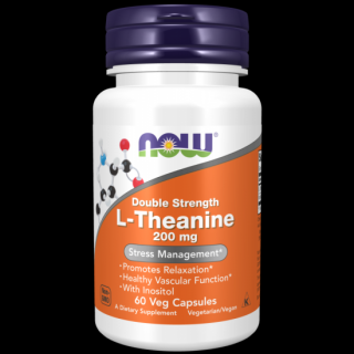 Now L-Theanine 200 mg - 60 Veg Capsules