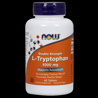 Now L-Tryptophan 1000 mg - 60 Tablets