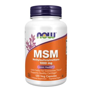 Now MSM 1000 mg - 120 Veg Capsules