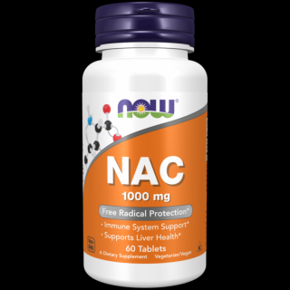 NOW NAC 1000 mg - 60 Tablets