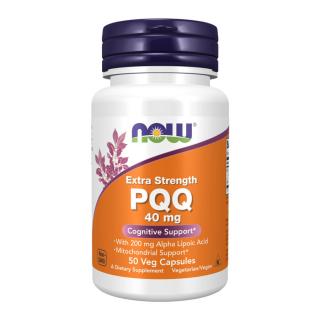 Now PQQ, Extra Strength 40 mg - 50 Veg Capsules