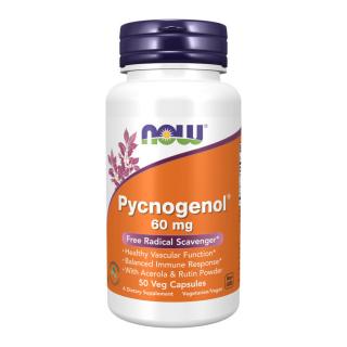 Now Pycnogenol 60 mg - 50 Veg Capsules