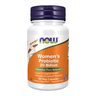 Now Women's Probiotic 20 Billion - 50 Veg Capsules