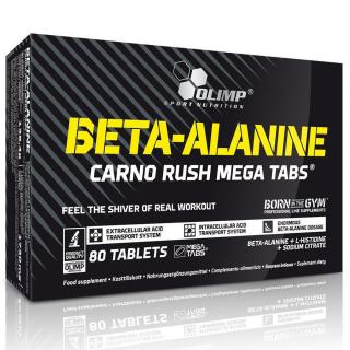 OLIMP NUTRITION - BETA-ALANINE CARNO RUSH - 80 TABLETTA (Lejárat: 2025.05.26.)