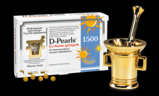 Pharma Nord-D-Pearls D-vitamin gyöngyök 1500