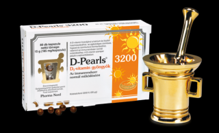 Pharma Nord-D-Pearls D-vitamin gyöngyök 3200