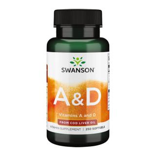Swanson AD Vitamin 1500 mcg - 250 Softgels (Lejárat: 2024.07. hó)