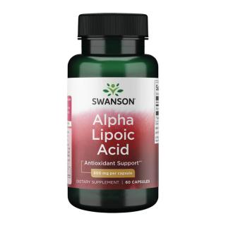 Swanson Alpha Lipoic Acid 600 mg - 60 Capsules