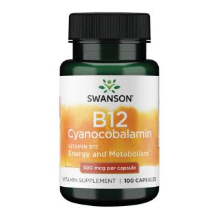 Swanson B12 500 mcg - 100 Capsules