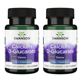 Swanson Calcium D-Glucarate 250 mg - 2x60 Capsules