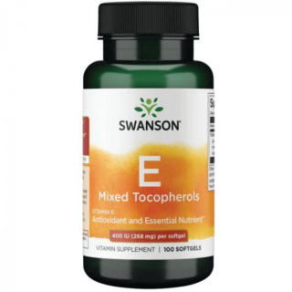 Swanson E-vitamin - Tocopherol komplex 400IU 100x