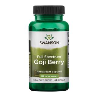 Swanson Goji Berry 500 mg - 60 Capsules