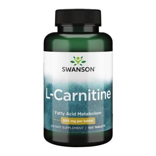 Swanson L-Carnitine 500 mg - 100 Tablets