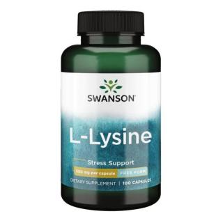 Swanson L-Lysine 500 mg - 100 Capsules