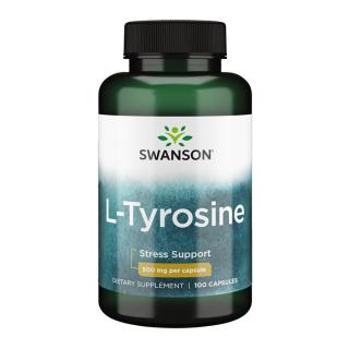 Swanson L-Tyrosine 500 mg - 100 Capsules