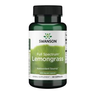 Swanson Lemongrass 400 mg - 60 Capsules