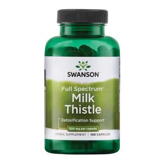 Swanson Milk Thistle 500 mg - 100 Capsules