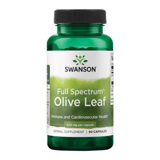 Swanson Olive Leaf 400 mg - 60 Capsules