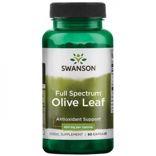Swanson Olive Leaf Full Spectrum 400mg 60x