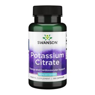 Swanson Potassium Citrate 99 mg - 120 Capsules