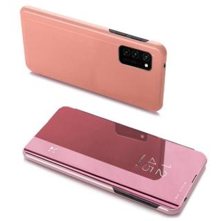 Clear View Case Samsung Galaxy A03S rózsaszín