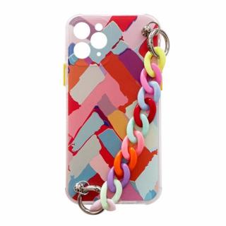 Color Chain Case gél rugalmas rugalmas tok fedél lánc medállal Samsung Galaxy A1