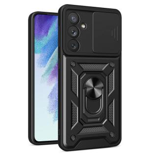 Hybrid Armor Camshield tok Samsung Galaxy A54 5G tok fekete kamerafed