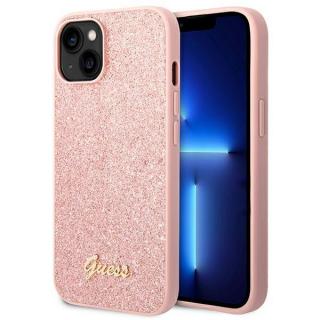 iPhone 14 Plus Guess PC/TPU Glitter GUHCP14MHGGSHP rózsaszín