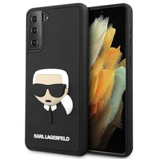 KARL LAGERFELD KLHCS21SKH3DBK S21 G991 FEKETE HANDTOK 3D SZILIKON KARL FEJE