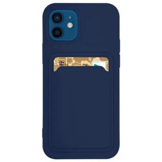 Kártyatartós szilikon Samsung Galaxy A13 készülékhez  Navy Blue