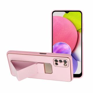 LEATHER Kickstand tok SAMSUNG Galaxy A03S pink