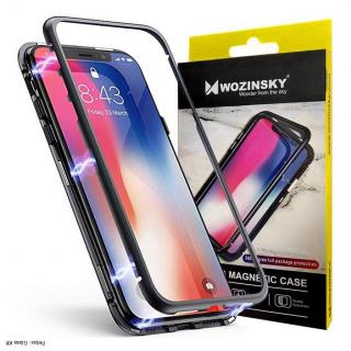 Mágneses Case Full Body Első és hátsó borító Huawei P20 Pro fekete