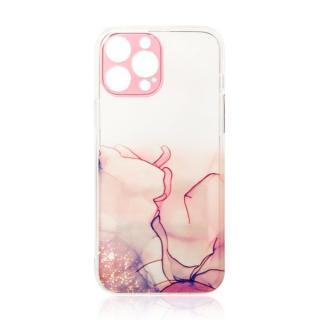 Marble tok Samsung Galaxy A12 5G gél tok borító márvány pink