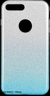 Samsung Galaxy A60 Kék csillám mintás szilikon tok