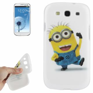 Samsung Galaxy S3-ra minionos szilikon tok