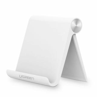 Ugreen több szögben állítható hordozható telefon tablet állvány fehér (30285)