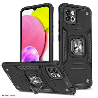 Wozinsky Ring Armor Case tok Samsung Galaxy A03s fekete