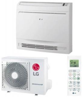 LG Konzol UQ09F/UUA1 Standard Parapetes / Padlón Álló Inverteres Split Klíma Csomag - 2.6 kW